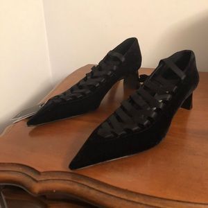 ZARA LACE UP FLATS NWT